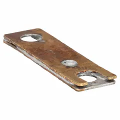 This fusible link is a replacement safety component for Graymills freestanding manual parts washers using solvent-based solution bases. It melts at a set temperature to automatically close a fire-suppression damper or shut off the washer, preventing fire spread in industrial cleaning operations.