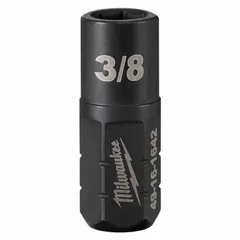 This 3/8 in SAE impact socket features a 6-point, short profile with a 1 41/64 in overall length. The black oxide finish provides corrosion resistance. Designed for use with impact tools in fastening and loosening nuts and bolts in automotive, construction, and industrial maintenance applications.