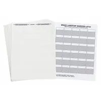Wraparound Label: 1 1/2 in x 1 1/2 in, Polyester, White (Matte), For 10 AWG to 4 AWG Wire Gauge (MPN LAT-53-361-1)
