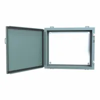 HAMMOND Electrical Enclosure: Steel, 20 in x 24 in x 6 in, NEMA 12/13, w/Panel, Solid Cover, Hinged (MPN 1418ER6)