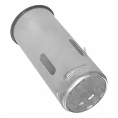Aluminum anti-siphon tube for 2-1/2 in filler necks on heavy-duty trucks. Delivers 20 gpm refueling capacity. Silver finish. Prevents fuel theft by blocking siphon access.