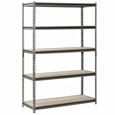 SANDUSKY Medium-Duty Particleboard Decking Split-Post Boltless Shelving