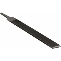 Hand File: Rectangular, Smooth Cut, 10 in Lg without Tang, 1 in Wd, 15/64 in Thick, Single Edge Cut (MPN 12F831)
