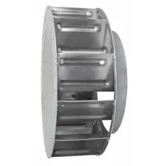 This Dayton blower wheel is a replacement component for HVACR ventilation systems. It is designed to move air in heating, cooling, and exhaust applications. Compatible with manufacturer part number 5AV84.