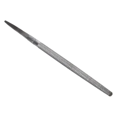 NICHOLSON Machinists File: Round, Single-Cut, Safe Edge Cut, Smooth Cut, 4 in Lg without Tang - Single-Cut Round Files