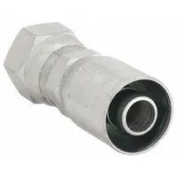 WEATHERHEAD Hydraulic Crimp Fitting: Steel x Steel, Straight, -16 For Hose Dash Size, Swivel, 2 PK (MPN 16E-616)