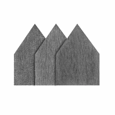MILWAUKEE Sanding Sheets: POWERGRID, Coated, Aluminum Oxide, Nylon Mesh, Open, Gray - Milwaukee Abrasives for Detail Sanders