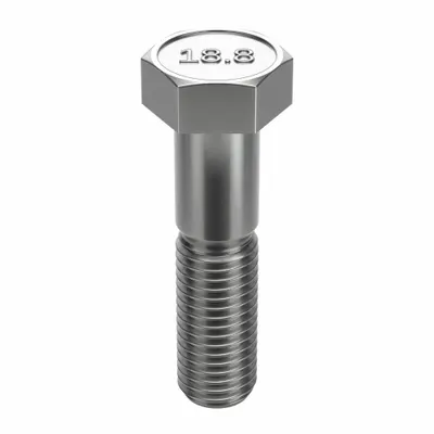 FOREVERBOLT Hex Head Cap Screw: Stainless Steel, A2, NL-19, 3/4"-10, Coarse, 3 in lg - 18-8 Stainless Steel Hex Head Cap Screws