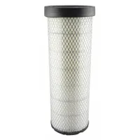 Round-oval engine air filter with radial seal. Overall height 15 3/4 in. Compatible with Ingersoll-Rand vehicles. Removes airborne contaminants to protect engine performance