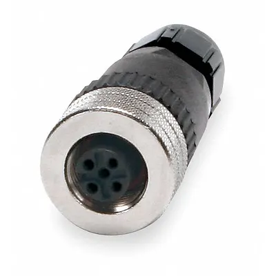 BRAD HARRISON Internal Thread Connector: 5 Socket, M12 Straight Connector, IP67, Straight - M12 Circular Connector Products