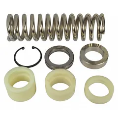 This drive bearing column kit is a replacement part for stackers, supporting the drive bearing column assembly. It is designed for use with Dayton stacker models 2LEC1 and 2LEC2. The kit helps maintain smooth lifting and lowering operations in material handling applications.