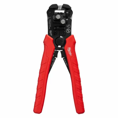 MILWAUKEE Wire Stripper/Cutter: Self-Adjust, 10 AWG to 20 AWG, 12/2/14/2, For NM Cable Designation - Multifunction Wire Strippers