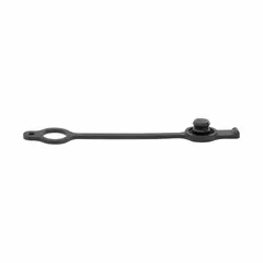Molded rubber hydraulic hose plug with 3/4 in fitting size. Seals hose ends and system ports to prevent ingress of dirt, moisture, and debris during storage or transport. Suitable for protecting hydraulic components in maintenance and field-service applications.