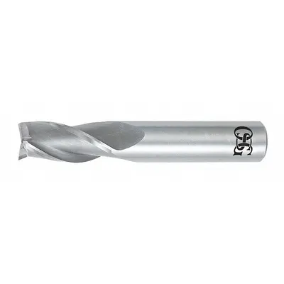 OSG Square End Mill: Carbide, TiAlN Coated, 3 Flute, 4.5 mm Mill Dia, 14 mm LOC - General Purpose Carbide Square End Mills