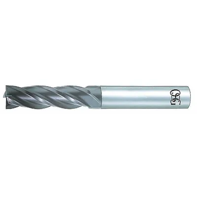 OSG Square End Mill: Carbide, Diamond Coated, 4 Flute, 3/16" Mill Dia, 3/4" LOC - Carbide Square End Mills for Graphite & Carbon Fiber