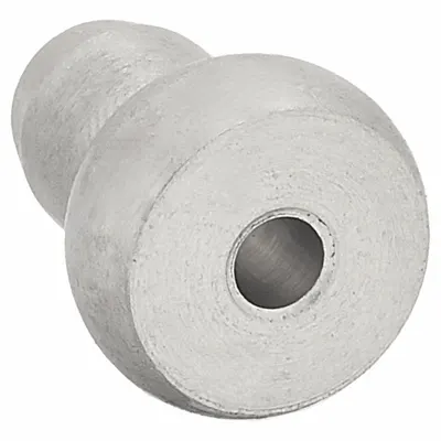 LOOS Single Shank Ball: 3/64 in Compatible Rope Dia, Stainless Steel - Single-Shank Ball Fittings