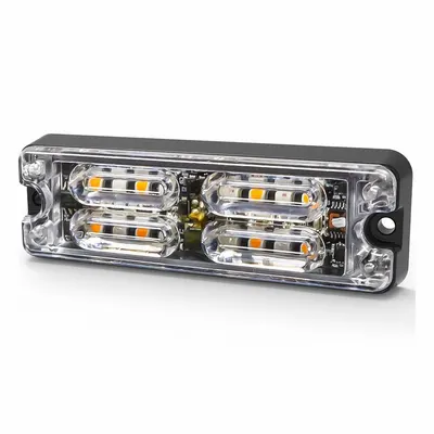ECCO ED3511RB-WWG Blue/Red Rectangular LED Warning Light - Vehicle Perimeter Flashing Warning Lights