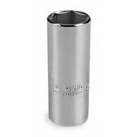 PROTO Socket: SAE, 1/4 in Drive Size, 1/4 in Socket Size, 6-Point, Deep, Chrome, Not Tether Capable (MPN J4708L)