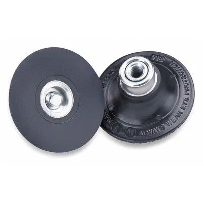 3M Quick Change Disc Backup Pad: TS, 1 1/2 in Dia, 1/4"-20 Internal-Thread - Internal-Thread Backing Pads for TS Quick-Change Discs