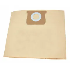 This DAYTON vacuum bag is a 1-ply paper bag designed for dry pickup only. It is a standard-size bag compatible with Dayton brand shop vacuums. Suitable for capturing fine dust and debris in workshops, garages, and industrial environments.