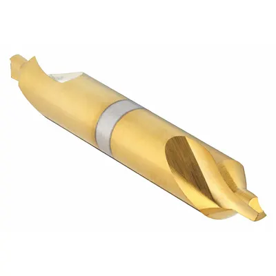 KEO Center Drill: Plain Type, #2, 60°, 1 7/8 in Overall Lg - Plain-Tip Center Drills