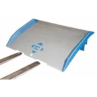 BLUFF Dock Board: 10,000 lb Load Capacity, 60 in Overall Lg, 60 in Overall Wd, Diamond Treadplate (MPN 10SB6060)