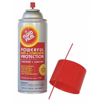 FLUID-FILM Corrosion Inhibitor: Wet Lubricant Film, Medium, Medium, 11.75 oz Container Size - FLUID FILM Corrosion Inhibitor