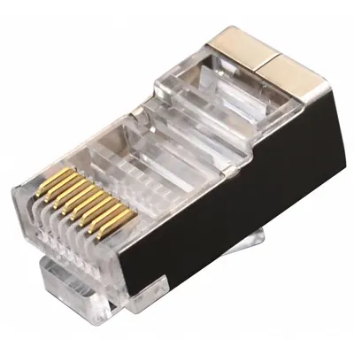 TRIPLETT Plug: Modular Plug RJ45, Solid, 5 Cable Category, Std, 100pk Pack Size - RJ Modular Connectors
