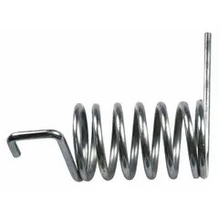 This release spring is a replacement part for GGS material handling systems. It is compatible with models 5PKE8, 5PKE9, and 5PKF0 through 5PKF9. The spring provides tension and release action in conveyor or lifting applications.