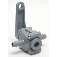 APPROVED VENDOR Manual Two-Way Ball Valve: 1/2 in, PVC, Straight, Barb x Barb, Full Port Ball Port (MPN 2271090)