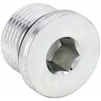 PARKER Plug: Plug, Steel, 18 mm, Threaded, 9,100 psi (MPN VSTI18X1.5ORCF)