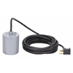 This tether float switch automatically controls liquid levels in tanks, sumps, and basins. It activates or deactivates pumps, alarms, or valves based on rising or falling liquid levels. Suitable for wastewater, HVAC condensate, and industrial fluid management applications.