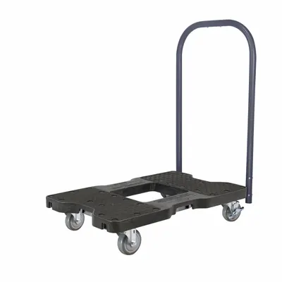 SNAP-LOC Platform Truck: 1,500 lb, 33 1/2 in L x 20 1/2 in W x 38 in H Overall Dim. - Load-Securing Plastic-Deck Platform Trucks with E-Track Fittings