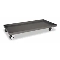 APPROVED VENDOR Cabinet Dolly: 1,000 lb, Gray, 6 in H x 37 in W x 19 in D, 5 in Lowered Ht (MPN 1UFC5)