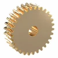 Worm Wheel: Reduction Ratio 30, Module m 1.5, Right Hand, 20° Pressure Angle, Aluminum Bronze (MPN AG1.5-30R1)