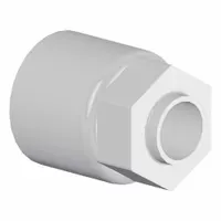 PFA compression nut for 1/2 in OD tubing, part of the LQ3 series. Meets ISO Class 5 standards for high-purity fluid systems. Used in applications requiring clean connections