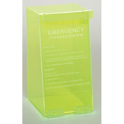 OEM Single Use Eyewash Station: 32 oz Size - Supplemental Eyewash Bottle Holders