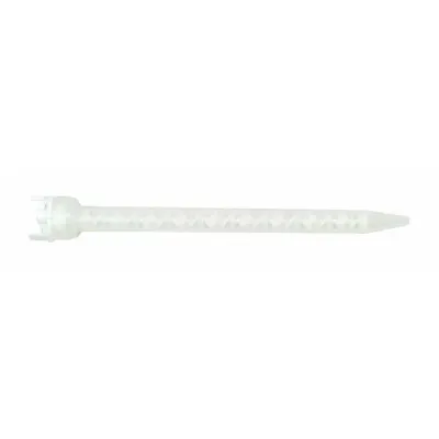VIBRA-TITE Mixing Nozzle: M400, For 1:1/2:1 Mix Ratios, White, 7 3/5 in Long - Mixing Nozzles