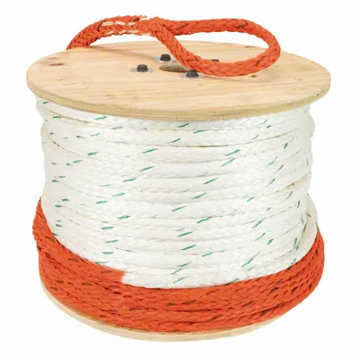 GREENLEE Pulling Rope: 1,200 ft Rope Lg. - Cable Pulling Rope