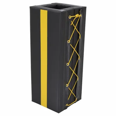 OEM Column Protector: 8 in - Column Protectors with I-Beam & H-Beam Centers