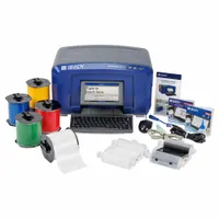 Desktop Printer: Facility Safety Identification, Mobile Device Connected/PC Connected/Standalone (MPN S3700-KIT-COLOR)