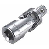 WESTWARD Socket Adapter: 1/2 in Input Drive Size, 1/2 in Output Drive Size, Square, Chrome