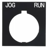 Legend Plate: 30 mm Panel Mounting Size, Rectangular, 1 in Overall Ht x 1 1/2 in Overall Wd (MPN HT8SP41)