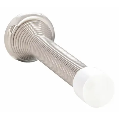 OEM Spring Door Stop: Wall - Mounted, 3 in Lg - Standard Door Stops