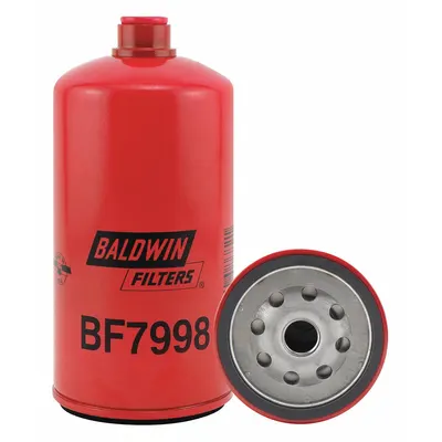 BALDWIN FILTERS Fuel Filter: Spin-On, 3 1/16 in Outside Dia, M16-1.50 Thread Size - Spin-On Fuel Filters