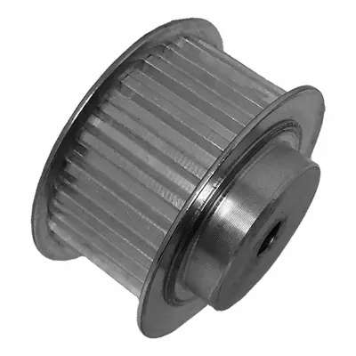 Dayton Timing Pulley: Trapezoidal, Plain, For T5 Timing Belt Section, For 16 mm Belt Wd - T5 Section Timing Belt Pulleys