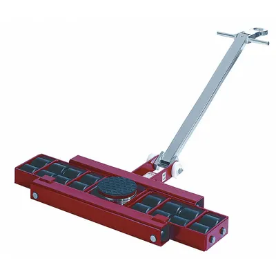 GKS-PERFEKT Machine Roller: 26,400 lb, 4 3/8 in Deck Ht, 6 3/4 in L x 6 3/4 in W, (16) Rollers - Front- & Rear-Support Machine Rollers