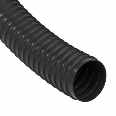 HUBBELL WIRING DEVICE-KELLEMS Liquid-Tight Flex Plastic Conduit: 3/8 in Trade Size, Black, 100 ft Nominal Lg - Liquid-Tight Flexible Plastic Conduit