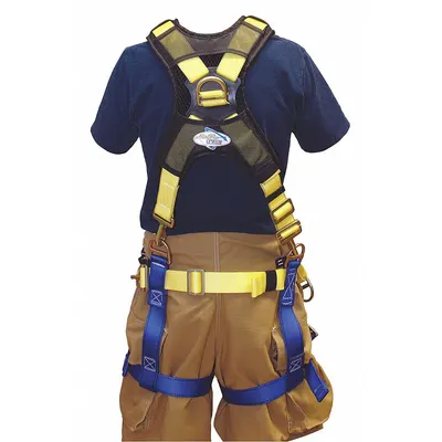 GEMTOR Rescue Harness: III, Nylon, 30 in Waist Size (Min) - NFPA Class III Harnesses