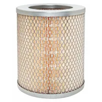 Round/oval engine air filter with axial seal. Overall height 7 7/8 inches. Designed for engine air intake systems to remove airborne contaminants